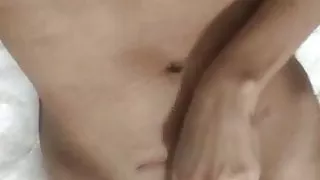 My mistress teasing me on bed