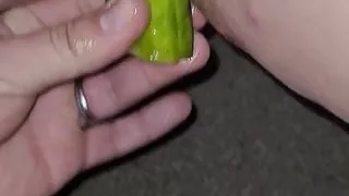 Cucumber fuck