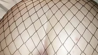 Hot slut wife fucked doggystyle with black 9inch dildo