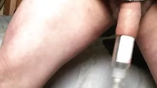 Sunday Stretch Session - foreskin with spray bottle