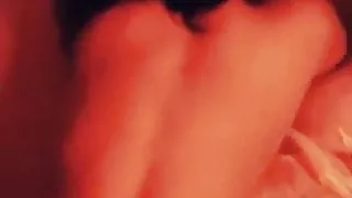 my girlfriend  sharare when parents in trip on their bed