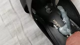 Cum wife sexy shoes.