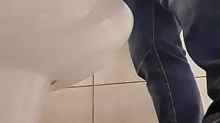 Mature daddy pee