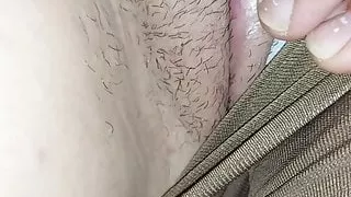 Fucking my stepdad at home, he likes my big pussy