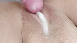 another tight pussy creampie