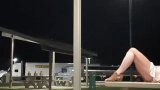 Rest Stops, Truck Stops, and She Dont Stop :) Public Slut ts
