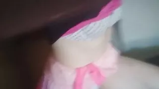 Girl with tampon string