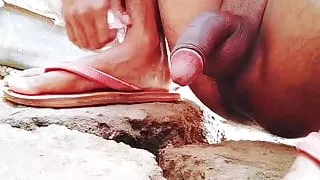 Indian Boy Pissing Outdoor Gorgeous Cock