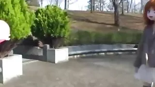 Kigurumi outdoors