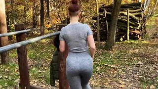 Public Pickup – Yoga trainer and Outdoor Sex, KleoModel