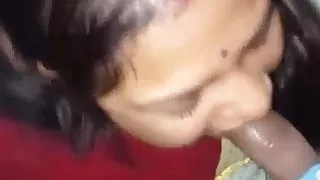 Desi biwi gives blowjob and gets fucked