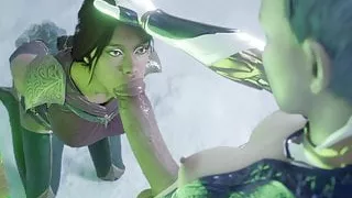 Mortal Kombat - Jade and Frost