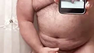 Amateursex, Papa, Fett, Schwuler Sex, Runterholen, Masturbation