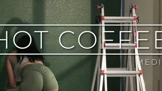 My husband came to fuck me good for painting our bedroom