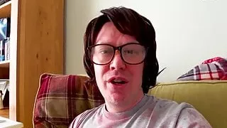 Yorkshire nerd watches big busty Brit