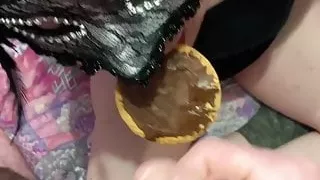 amateur wife Moglie, blowjob, cum in face, Italian amateur