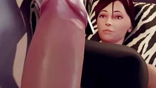 Futanari Laurene Gets Erection (Animation With Sound)
