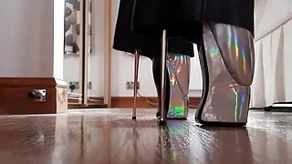 9.5 inch platform ballet shoes