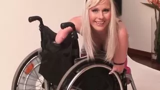 Nice handicapped girl part 3