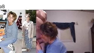 RitaB sucks and swallows cum