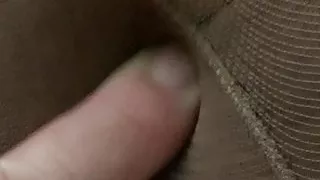 Pantyhosed pussy