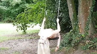 nude woman swing