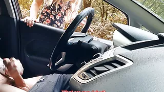 Girl caught me jerking off in public park and helped me out