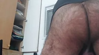 Daddy's happy to present his ass, balls and soft little cock
