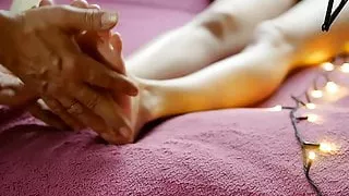 ASMR massage of Female feet  - Part 2 - No Talking