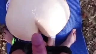 Zum gemeinsamen Video machen Outdoor getroffen