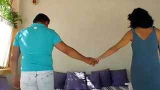 Skinny milf fucking hard on vacation