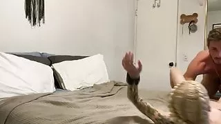 Homemade fuck to orgasm with American blonde girl