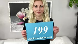 Sexy blonde gets a pounding in casting session