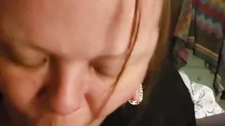 Amateur wife sucking cock