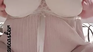 Redhead Playing With My Natural Titties