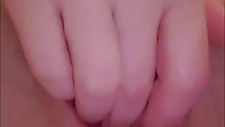 Practicing fisting my pussy