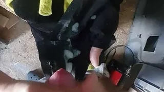 Sniffy-panty Jerk Off