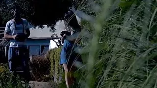 Big tit babe gets railed and sucks