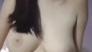 My sexy wife with big breasts and big hips. Do you like it?