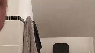 jerk off in the bathroom