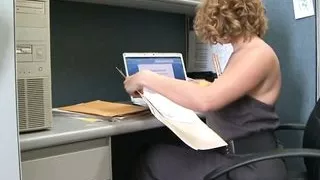 Overtime at the office ends with facial