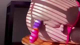 Long Sexy Moaning Close Up Dildo Anal Sissy Transexual Slut