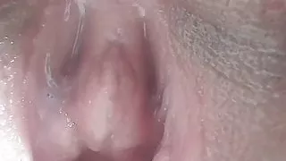 Wide Open Pussy Close-Up