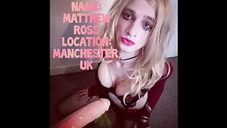 Matthew Ross Gagging Sissy Faggot