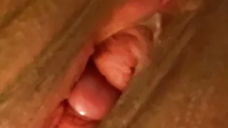 Horny Wife teasing husband with pulsating puss and ass