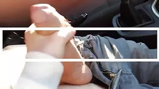 Mi fermo per segare uno sconosciuto in macchina