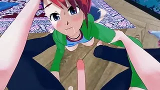 Frankie Foster spits out your cum, then gets POV fucked.