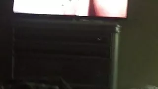 watching this old lady on my flat screen television  good head