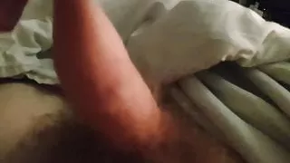 Playing with my cock and foreskin