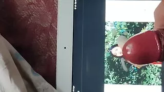 Cum tribute to sexy ass neighbours